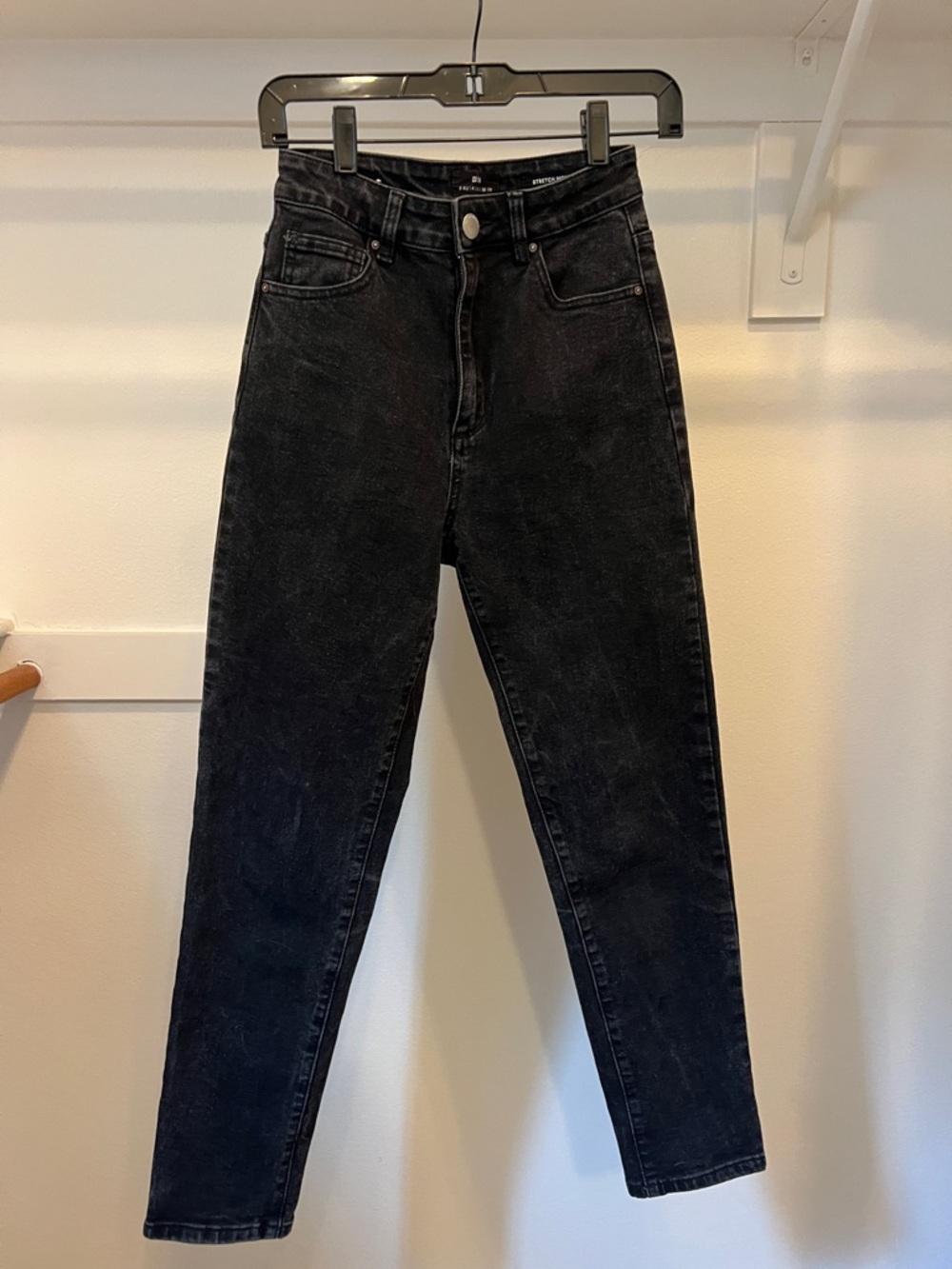 Cotton On High-Rise Black Mom Jeans
